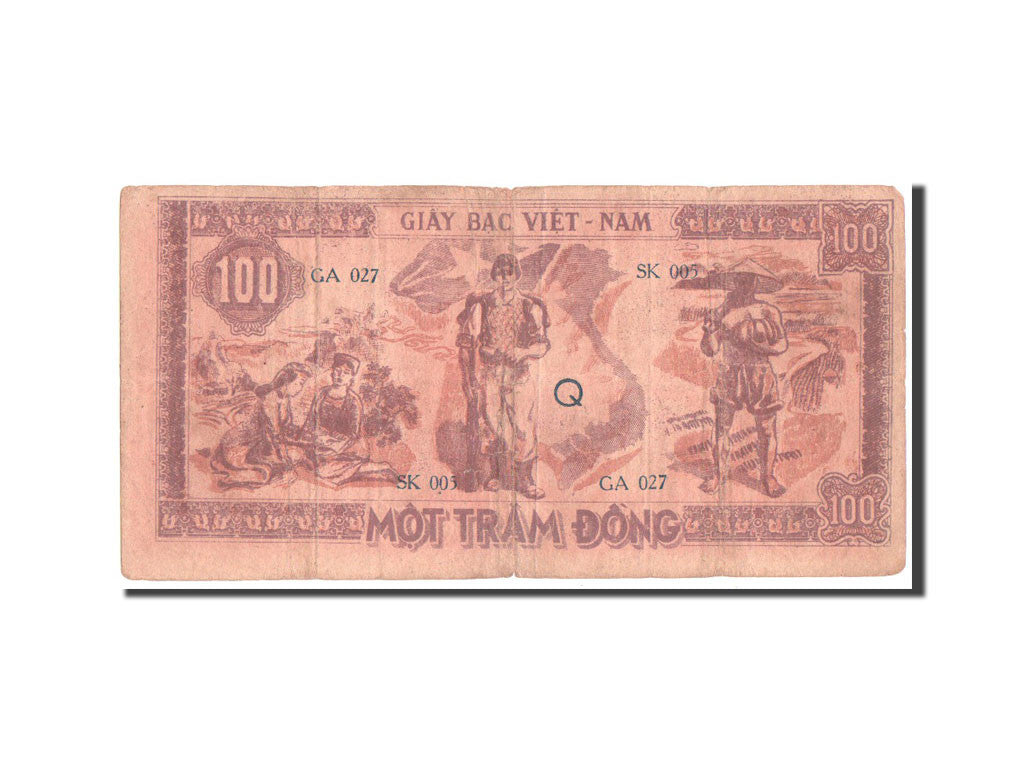 Banknot, Wiet Nam, 100 Dông, 1948, VF(20-25)