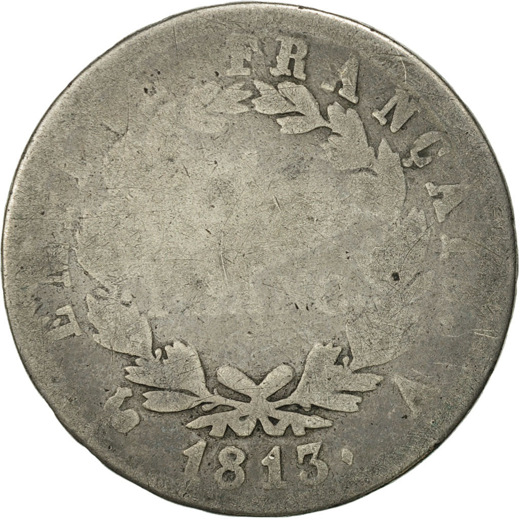 Frankreich, Napoléon I, Franc, 1813, Paris, SGE, Silber, KM:692.1, Gadoury:447