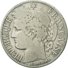 Frankreich, Cérès, Franc, 1872, Paris, SGE+, Silber, KM:822.1, Gadoury:465a