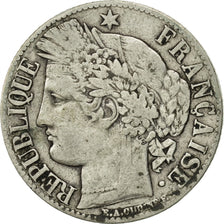 Coin, France, Cérès, Franc, 1871, Paris, VF(20-25), Silver, KM:822.1