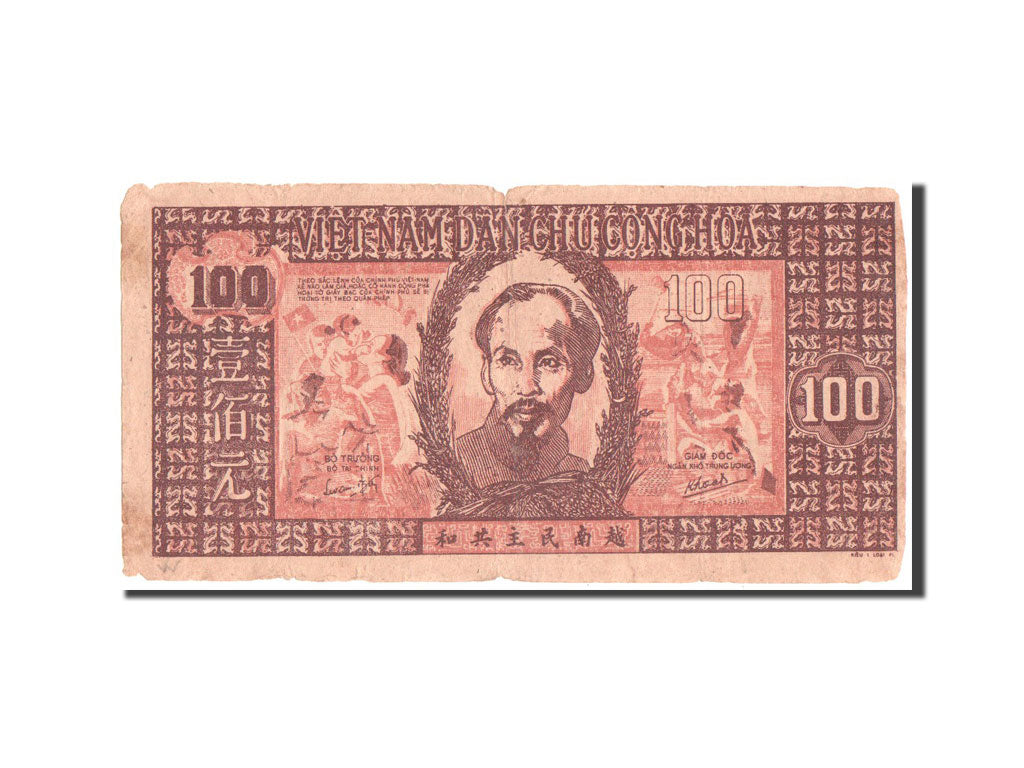 Banconote, Vietnam, 100 Dông, 1948, MB+