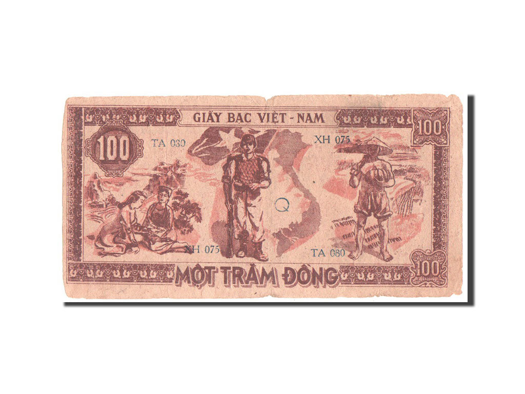 Banconote, Vietnam, 100 Dông, 1948, MB+