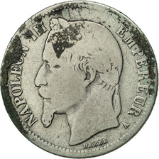 Frankreich, Napoleon III,  Franc, 1866, Paris, SGE+, Silber, KM 806.1