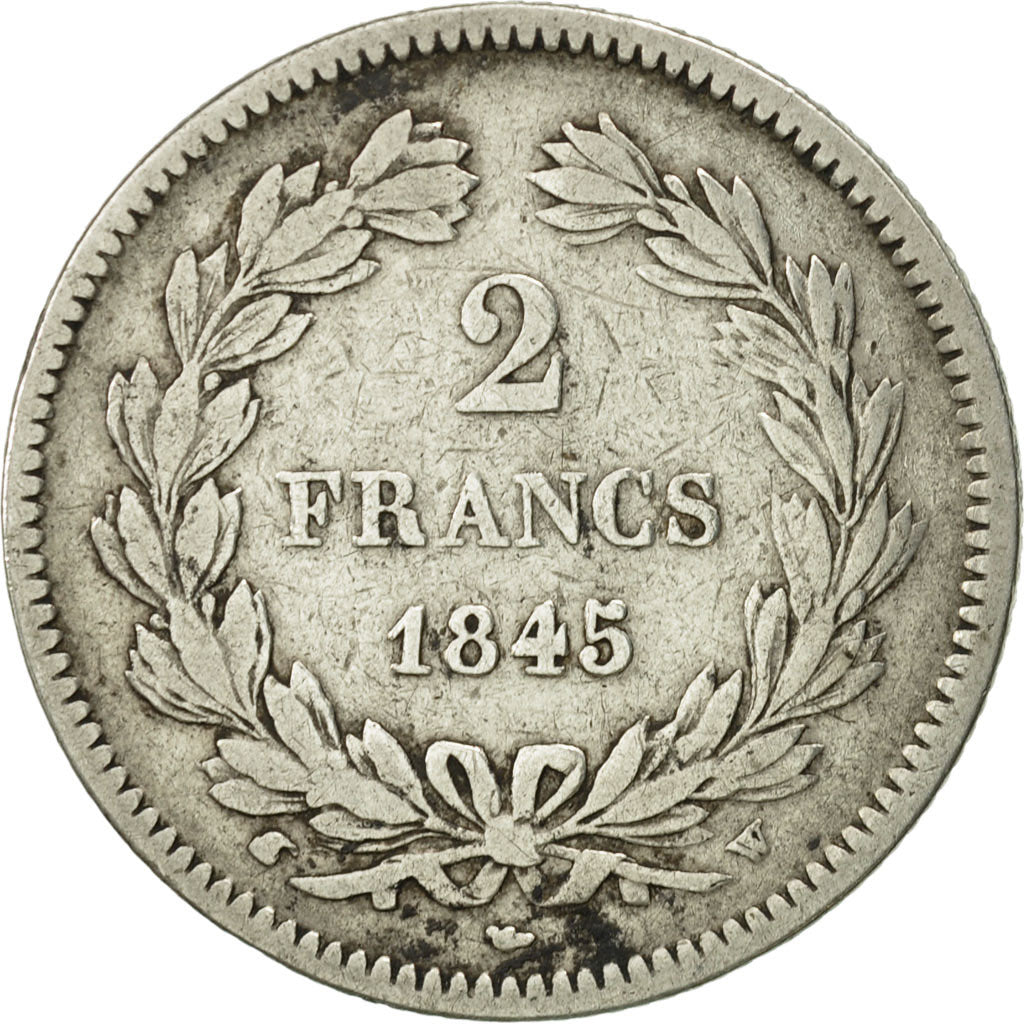 France, Louis-Philippe, 2 Francs, 1845, Lille, TB, Argent, KM:743.13