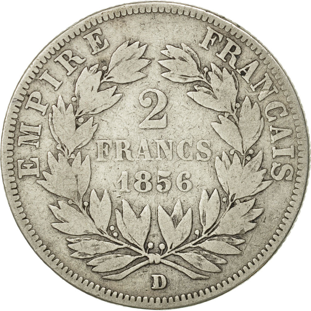 Munten, Frankrijk, Napoleon III, Napoléon III, 2 Francs, 1856, Lyon, FR