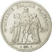 France, Hercule, 5 Francs, 1848, Paris, EF(40-45), Silver, KM:756.1, Gadoury:683
