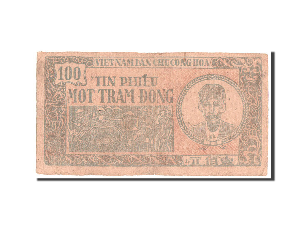 Viet Nam, 100 D<ox>ng, 1950, KM #54b, VF(30-35), KD DP