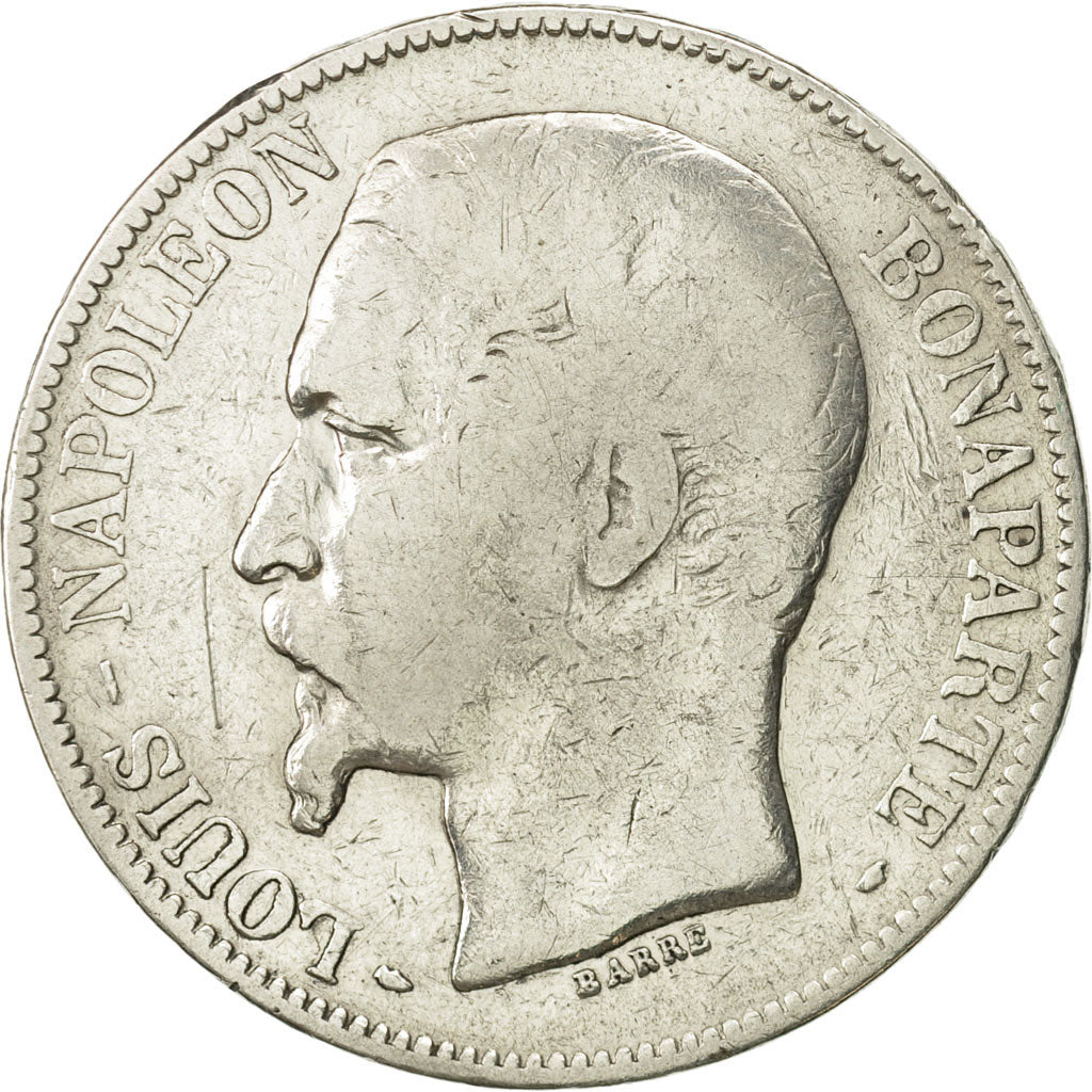 France, Napoléon III, 5 Francs, 1852, Paris, VF(20-25), Silver, KM:773.1