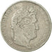 France, Louis-Philippe, 5 Francs, 1844, Rouen, VF(20-25), Silver, KM:749.2
