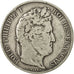 Francia, Louis-Philippe, 5 Francs, 1844, Bordeaux, BC, Plata, KM:749.7