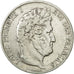Monnaie, France, Louis-Philippe, 5 Francs, 1847, Strasbourg, TB, Argent
