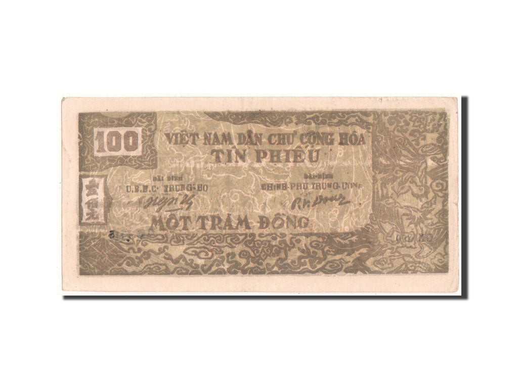 Banconote, Vietnam, 100 Dông, 1950, BB+