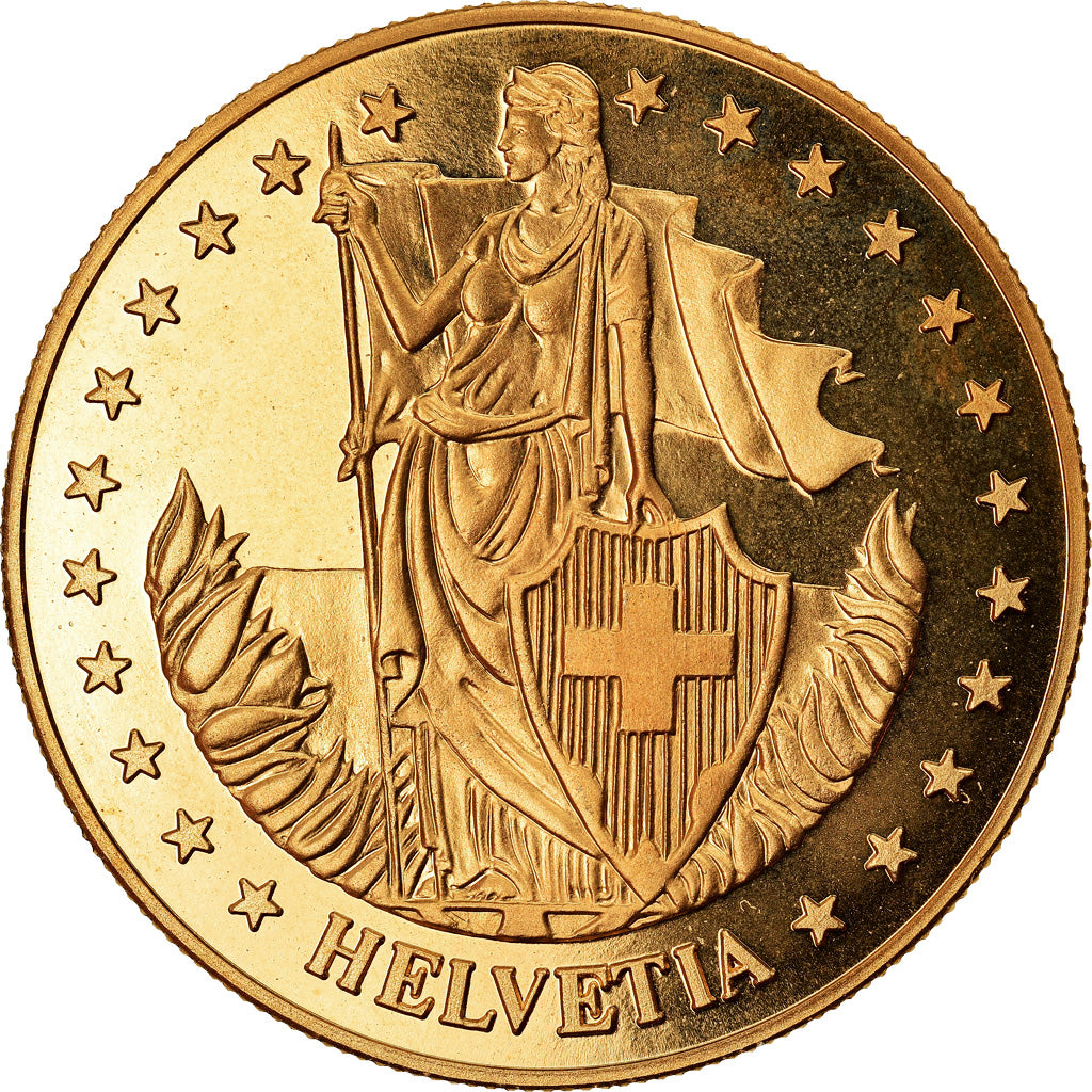 Switzerland, Medal, Niklaus von der Flüe, Religions & beliefs, MS(64)