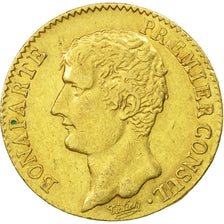 Francia, Napoléon I, 20 Francs, 1804, Paris, MBC+, Oro, KM:651, Gadoury:1020