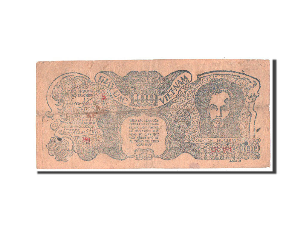 Viet Nam, 100 D<ox>ng, 1949, KM #30b, VF(30-35), S