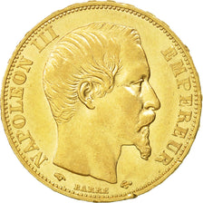 Moneda, Francia, Napoleon III, Napoléon III, 20 Francs, 1859, Paris, MBC+, Oro