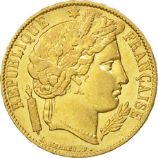 Coin, France, Cérès, 20 Francs, 1851, Paris, EF(40-45), Gold, KM:762