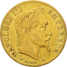 Monnaie, France, Napoleon III, Napoléon III, 10 Francs, 1866, Strasbourg, TTB