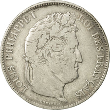 Monnaie, France, Louis-Philippe, 5 Francs, 1833, Lyon, TB+, Argent, KM:749.4