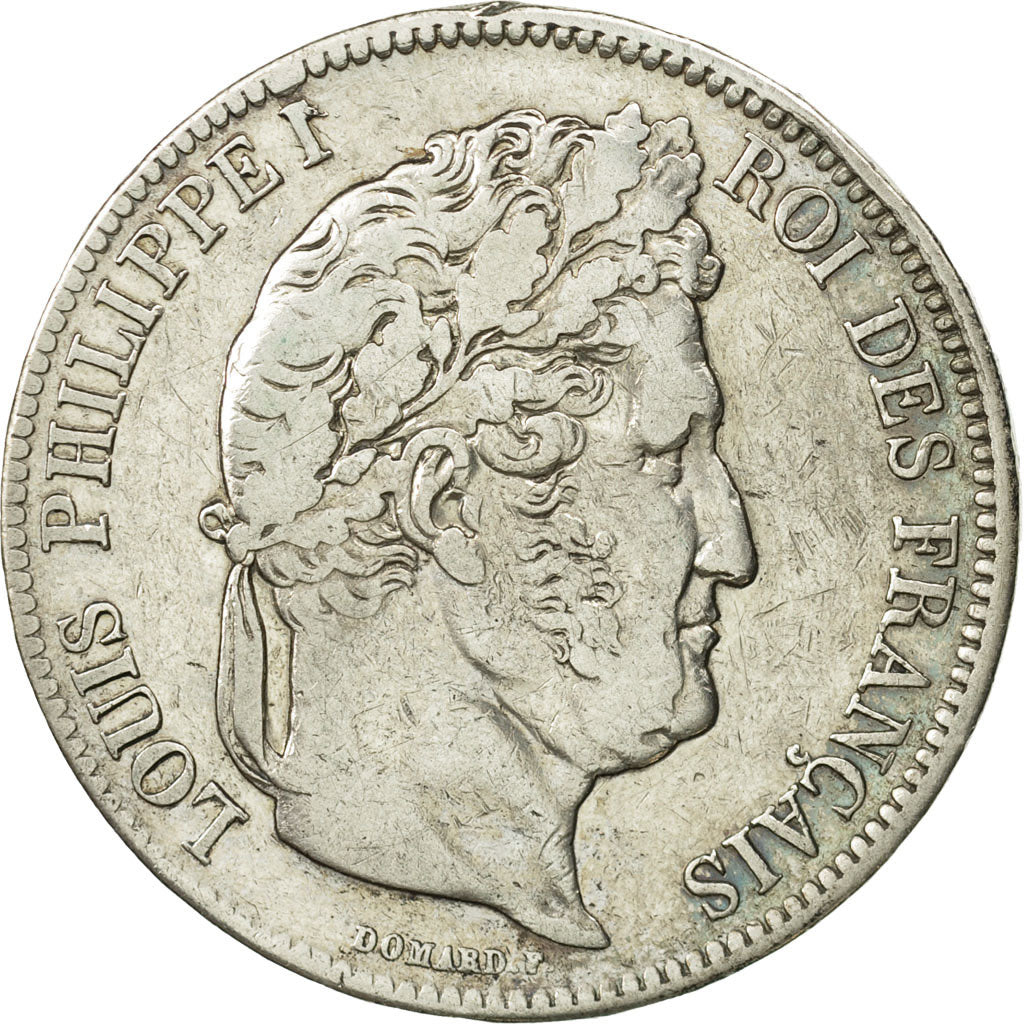France, Louis-Philippe, 5 Francs, 1841, Lille, TB+, Argent, KM:749.13, Gad 678