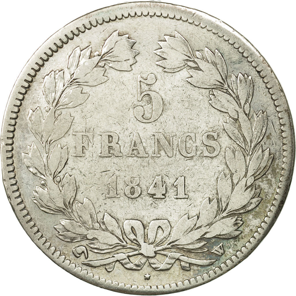 France, Louis-Philippe, 5 Francs, 1841, Lille, TB+, Argent, KM:749.13, Gad 678