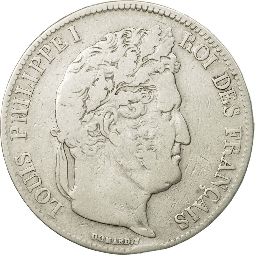 Monnaie, France, Louis-Philippe, 5 Francs, 1838, Lille, TB, Argent, KM:749.13