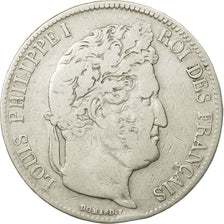 Monnaie, France, Louis-Philippe, 5 Francs, 1838, Lille, TB, Argent, KM:749.13