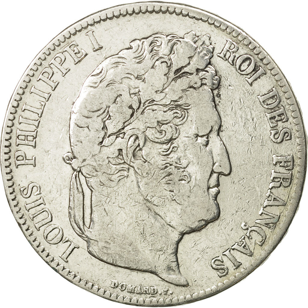 Monnaie, France, Louis-Philippe, 5 Francs, 1838, Paris, TB+, Argent, KM:749.1