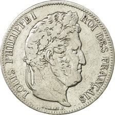 France, Louis-Philippe, 5 Francs, 1840, Paris, VF(20-25), Silver, KM:749.1