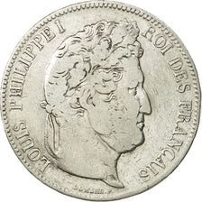 France, Louis-Philippe, 5 Francs, 1843, Paris, VF(20-25), Silver, KM:749.1