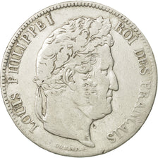 Coin, France, Louis-Philippe, 5 Francs, 1838, Rouen, VF(30-35), Silver