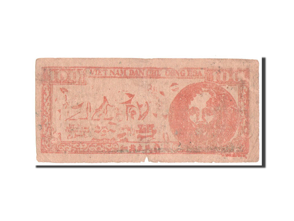 Viet Nam, 100 D<ox>ng, 1950, KM #56b, F(12-15), BE DA