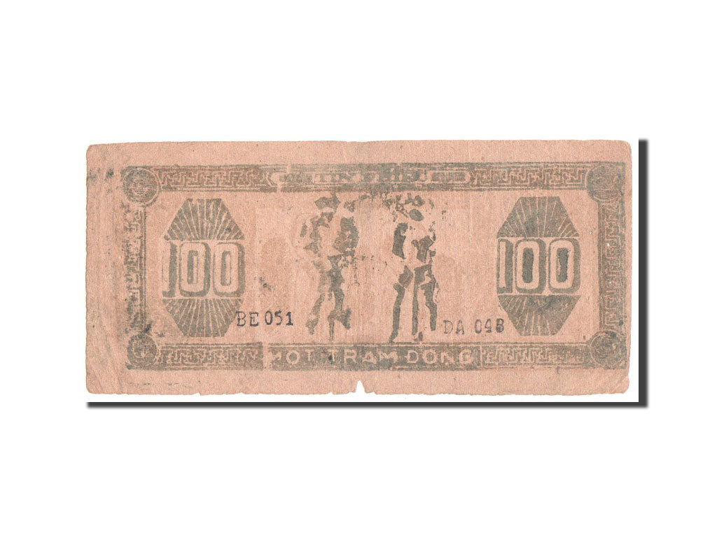 Viet Nam, 100 D<ox>ng, 1950, KM #56b, F(12-15), BE DA