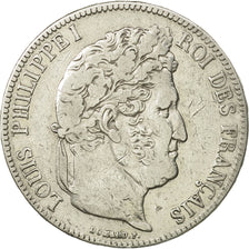 France, Louis-Philippe, 5 Francs, 1839, Paris, VF(30-35), Silver, KM:749.1