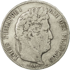 Monnaie, France, Louis-Philippe, 5 Francs, 1840, Strasbourg, TB, Argent