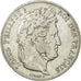 Munten, Frankrijk, Louis-Philippe, 5 Francs, 1842, Strasbourg, FR+, Zilver