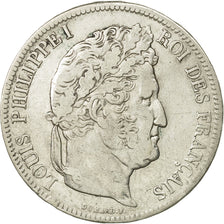 France, Louis-Philippe, 5 Francs, 1836, Marseille, VF(30-35), Silver, KM:749.10