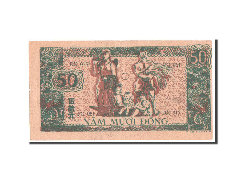 Banknote, Viet Nam, 50 D<ox>ng, 1948, AU(50-53)