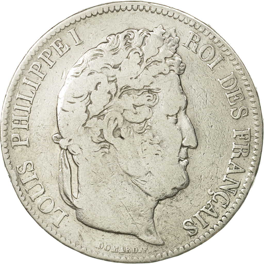 France, Louis-Philippe, 5 Francs, 1832, Lille, TB, Argent, KM:749.13, Gad 678