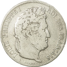 France, Louis-Philippe, 5 Francs, 1832, Lille, TB, Argent, KM:749.13, Gad 678