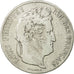 France, Louis-Philippe, 5 Francs, 1837, Rouen, VF(20-25), Silver, KM:749.2