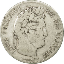 France, Louis-Philippe, 5 Francs, 1832, Marseille, F(12-15), Silver, KM:749.10