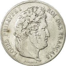 Monnaie, France, Louis-Philippe, 5 Francs, 1836, Strasbourg, TB+, Argent