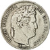 Francia, Louis-Philippe, 5 Francs, 1837, Lyon, BC+, Plata, KM:749.4, Gadoury:678
