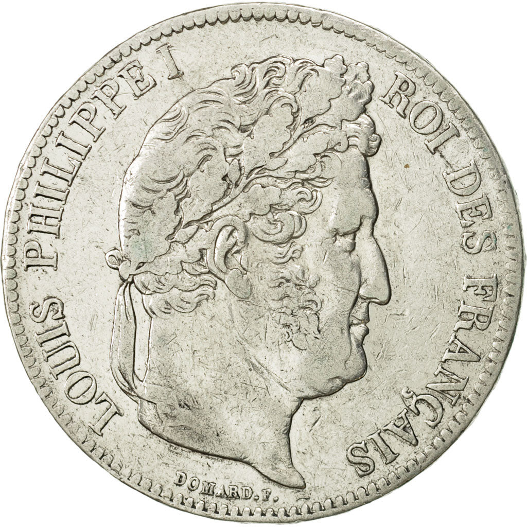 France, Louis-Philippe, 5 Francs, 1837, Lille, EF(40-45), Silver, KM:749.13