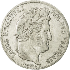France, Louis-Philippe, 5 Francs, 1837, Lille, EF(40-45), Silver, KM:749.13
