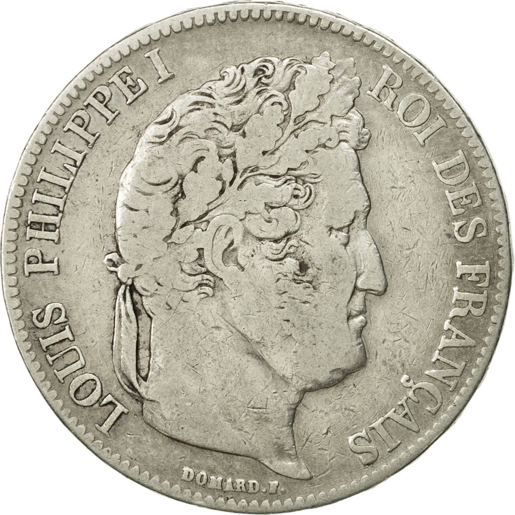 France, Louis-Philippe, 5 Francs, 1832, Bordeaux, TB, Argent, KM:749.7, Gad 678