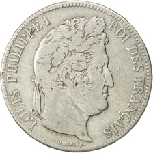 France, Louis-Philippe, 5 Francs, 1832, Perpignan, VF(20-25), Silver, KM:749.11
