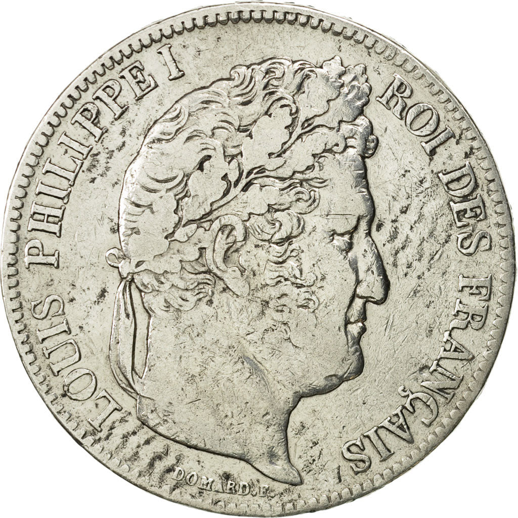 France, Louis-Philippe, 5 Francs, 1832, Strasbourg, TB, Argent, KM:749.3,Gad 678