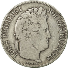 Münze, Frankreich, Louis-Philippe, 5 Francs, 1833, Limoges, SGE+, Silber